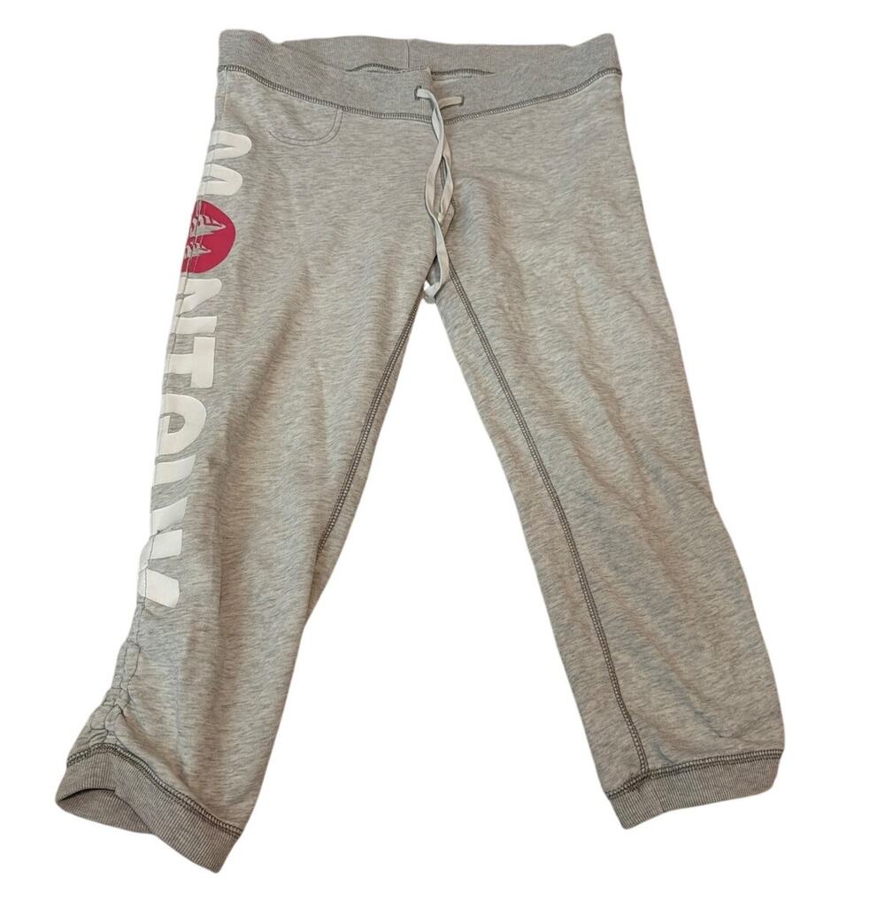 Vintage Y2K Abercrombie & Fitch Montauk Capri Sweatpants Grey XS
